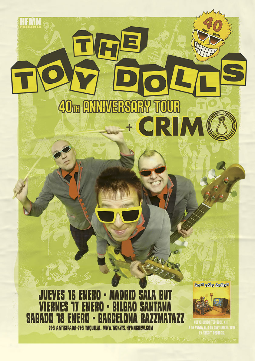 toy dolls gira 40 aniversario españa