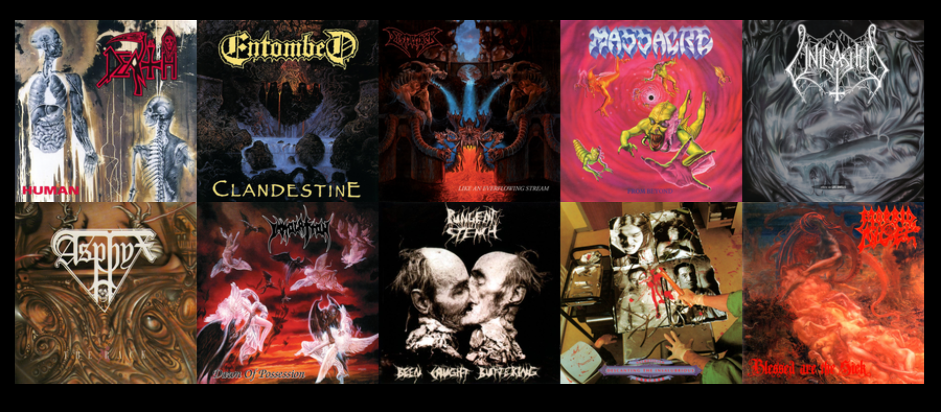 10 discos fundamentales de death metal de 1991 