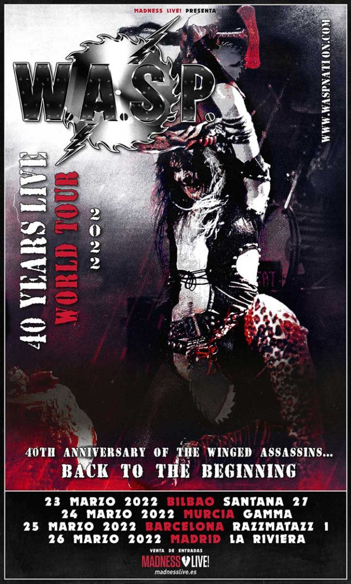 WASP gira 40 aniversario
