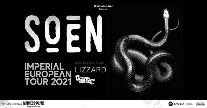 SOEN llega a barcelona con su Imperial European el próximo 4 de diciembre en la sala Apolo