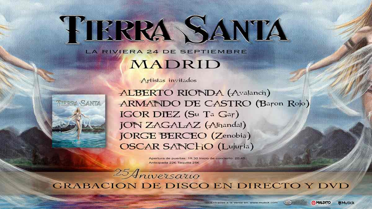 Tierra Santa Grabación Directo Madrid