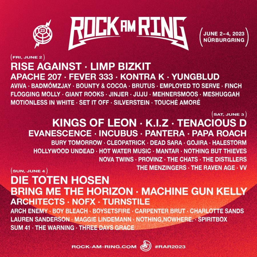Rock am Ring revela headliners para su edición 2023 Rock Culture
