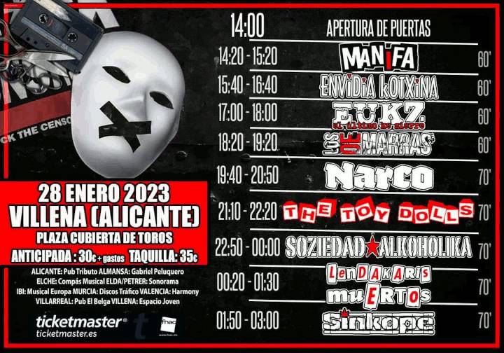 Cartel por horas F*CK censorship 2023