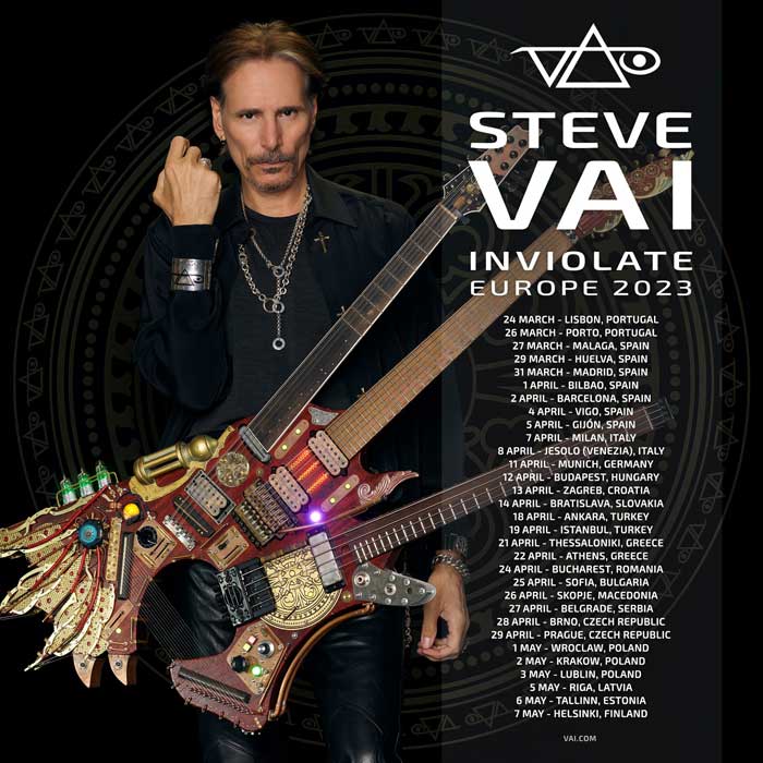 steve vai europa