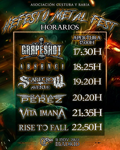 HEFESTOMETALFESTHORARIOS