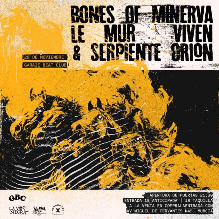 Bones of Minerva Le Mur Viven y Serpiente orión GBC Murcia Noviembre 2024