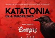 ¡Faltan Pocos Días! Katatonia, Evergrey y Klogr Inician su Gira Europea 2025