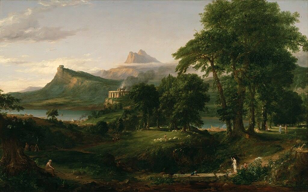 Thomas cole Pastoral 1836