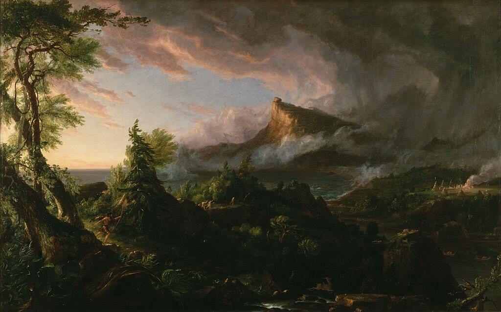 Thomas Cole Estadio Salvaje 1836