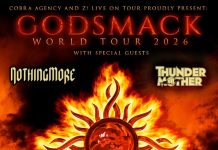 Godsmack y Nothing More anuncian dos fechas exclusivas en sala para agosto de 2026