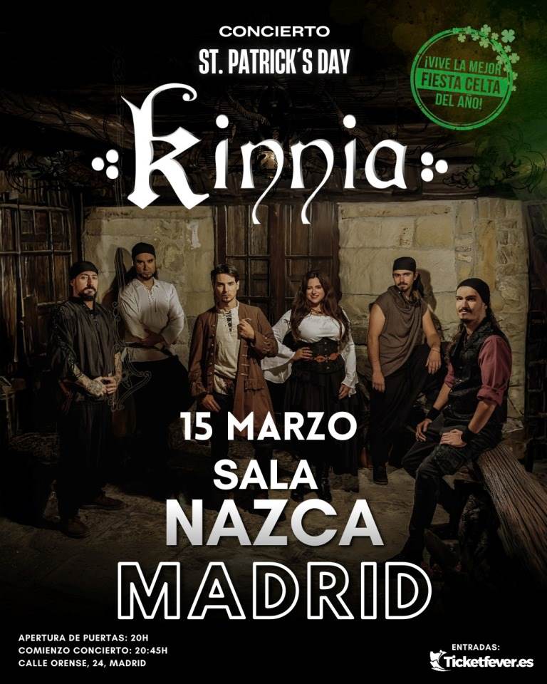 Kinnia Sala Nazca Madrid 15 marzo 2026