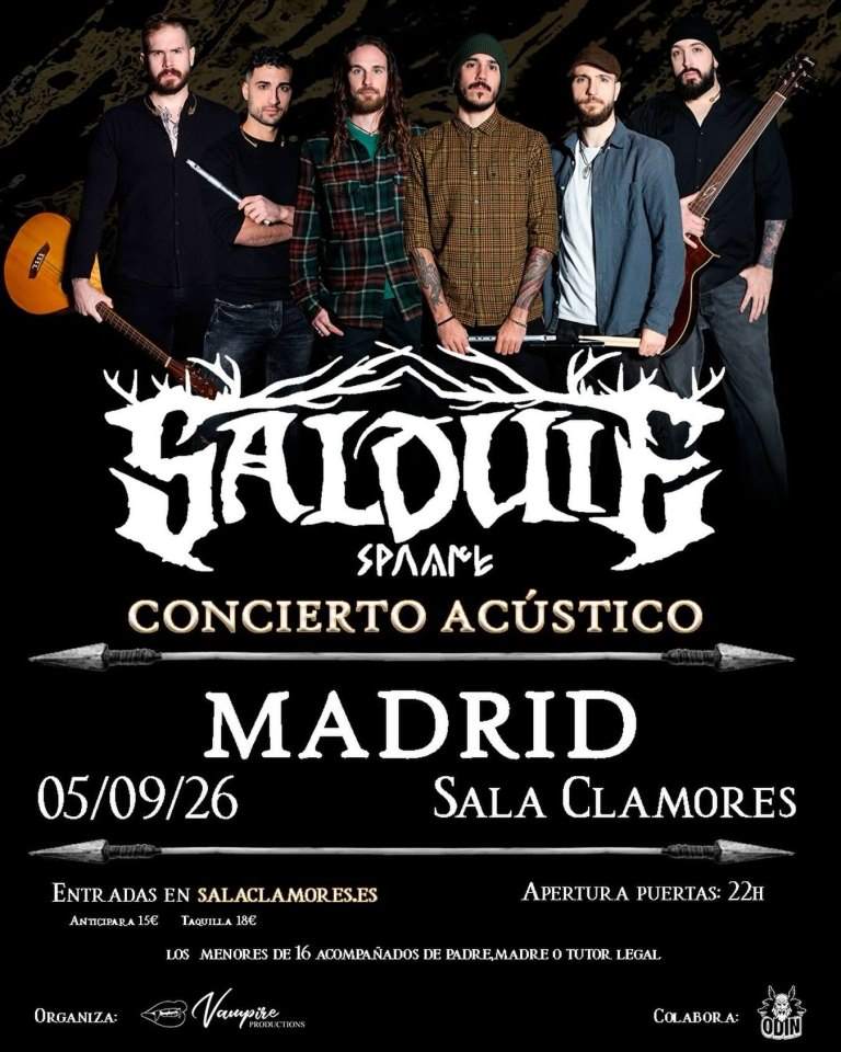 Salduie Madrid acústico 05 09 2026