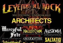 Architects y Mercyful Fate encabezarán el Leyendas del Rock 2027