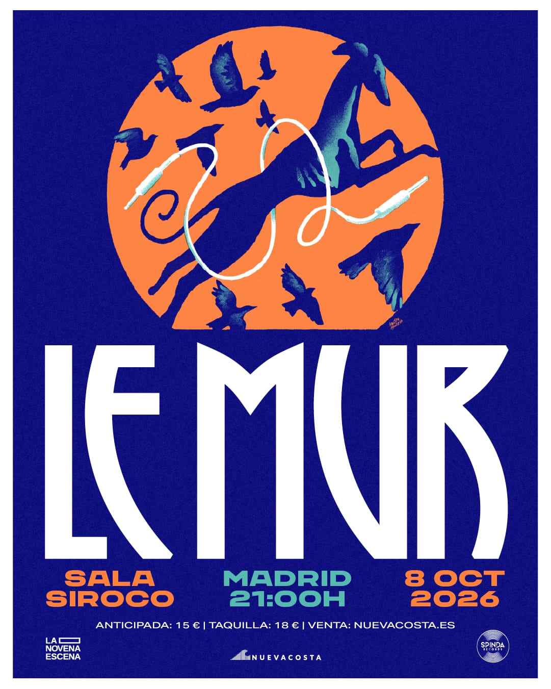 Le Mur Madrid Siroco 8 octubre 2026
