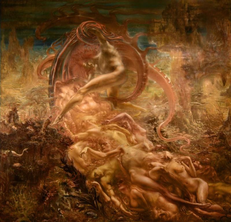 Jean Delville The Tresaures of Satan